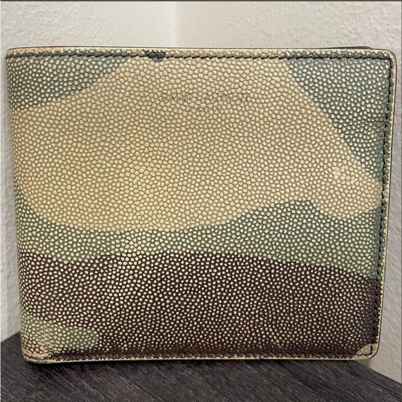 SAINT LAURENT Camouflage Leather Men's Wallet✨💯 AuThEnTiC - Picture 1 of 8